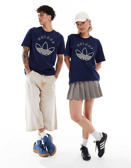 Originals Unisex Trefoil Graphic T-Shirt