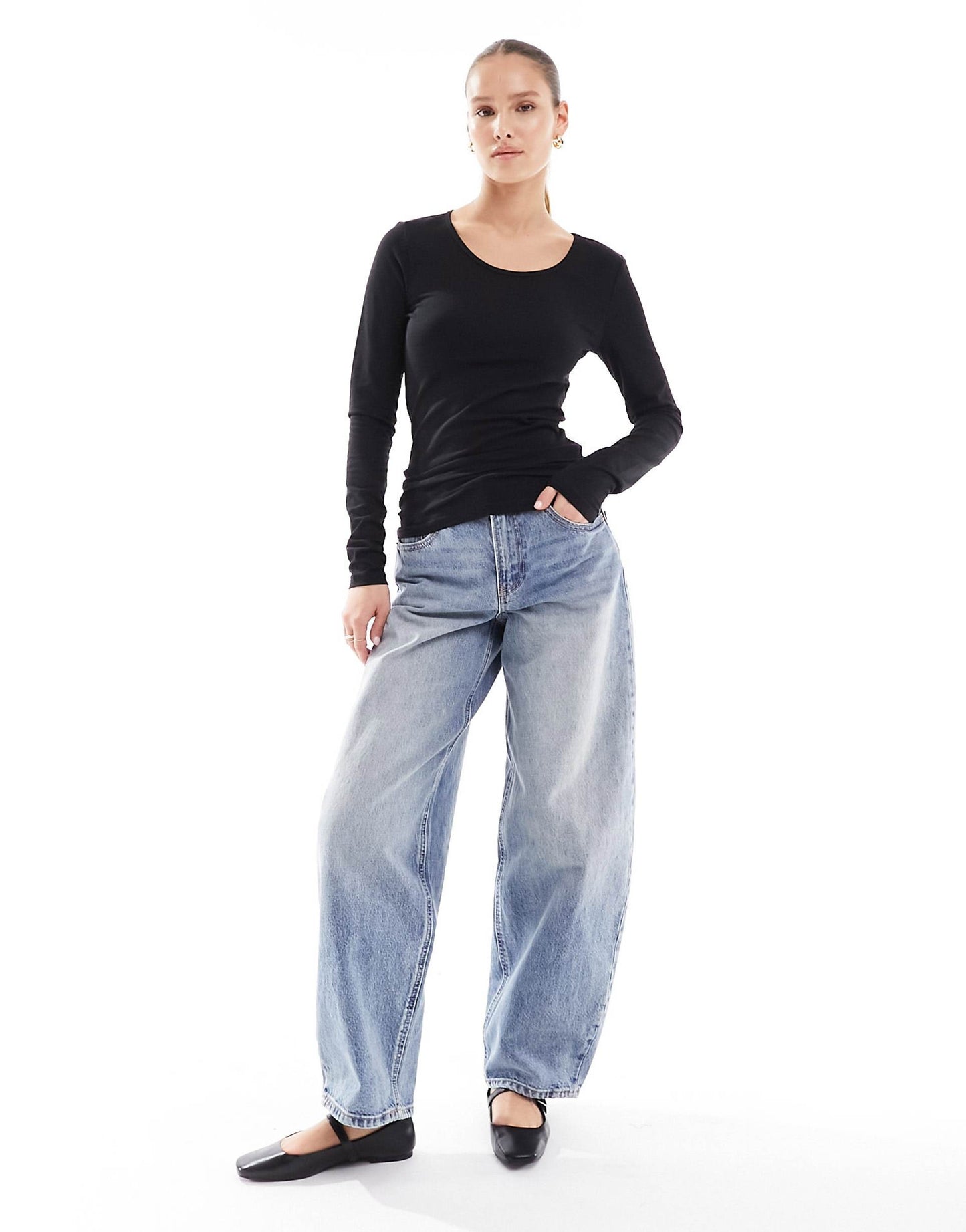 Long Sleeve Crew Neck Top