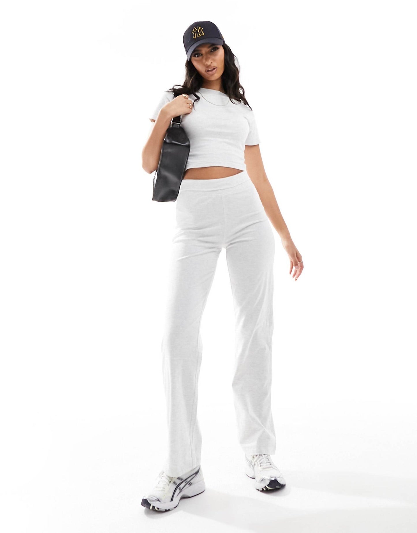 Fold Waist Yoga Pants Co-Ord