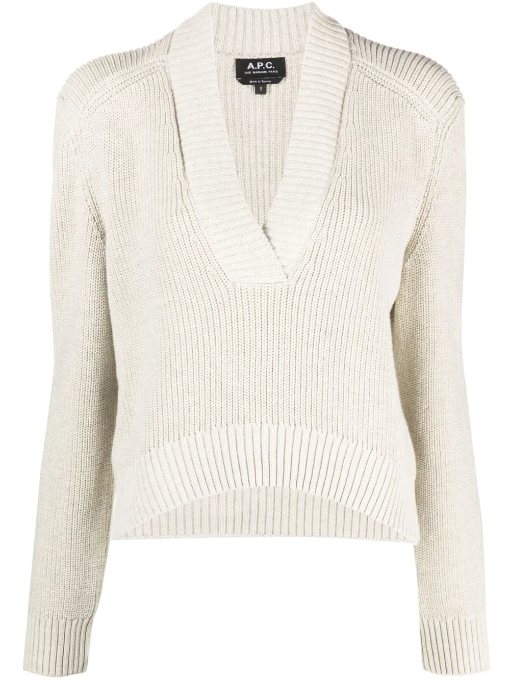 V-Neck Cotton Jumper
