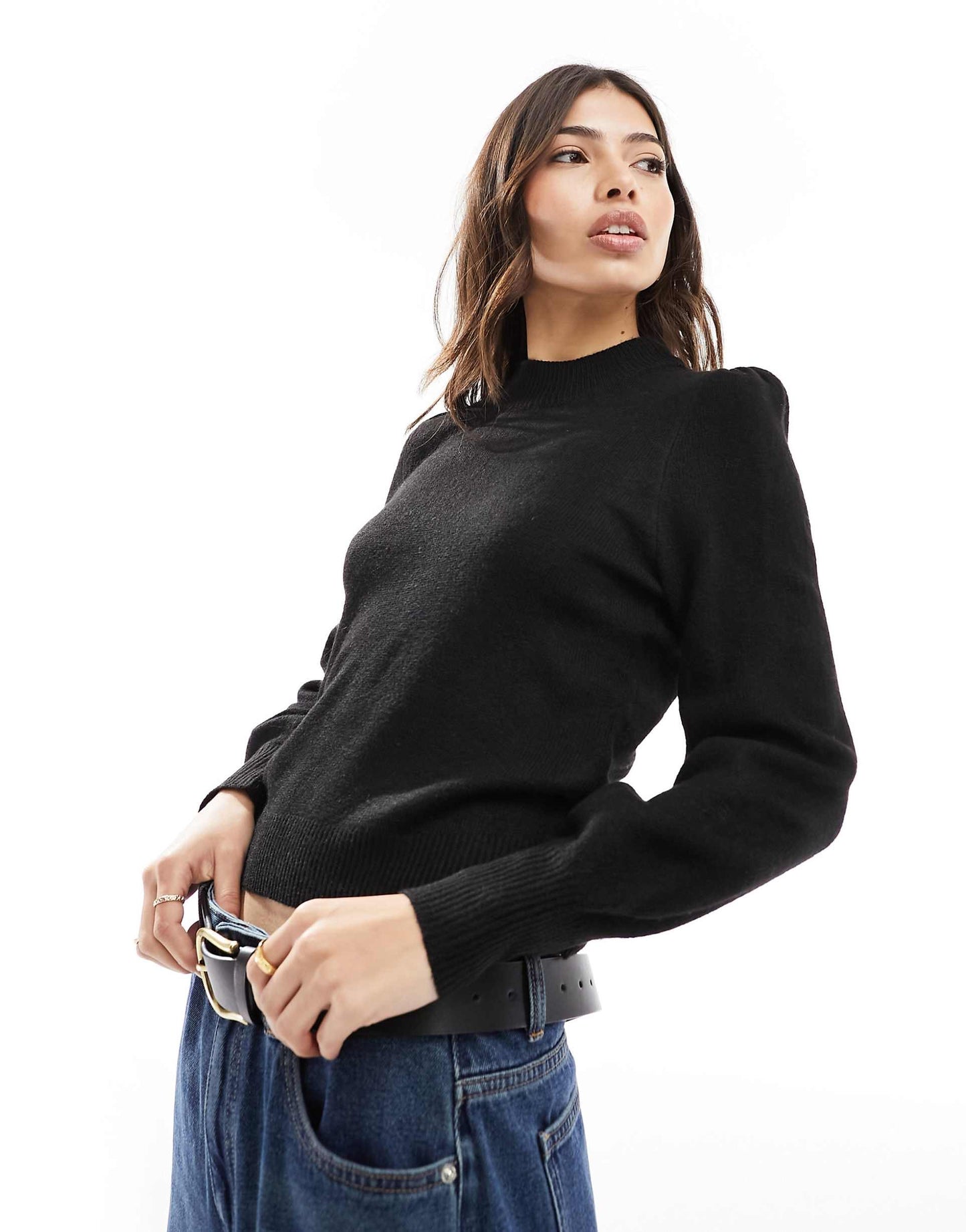 High Neck Long Sleeve Jumper