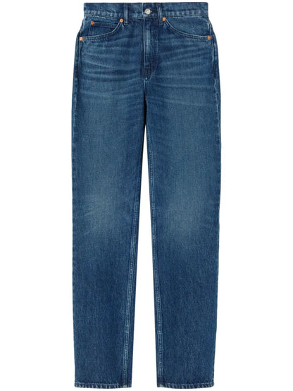 70'S High-Waist Straight-Leg Jeans