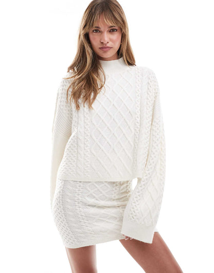 Cable Knit Jumper Co-Ord