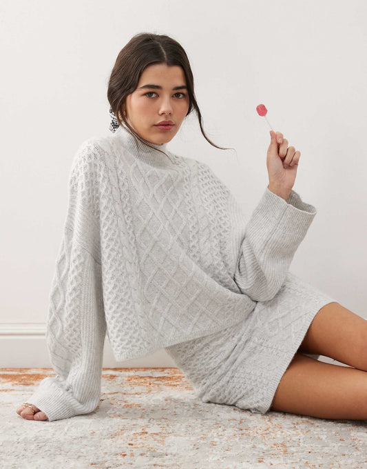 Cable Knit Jumper Co-Ord