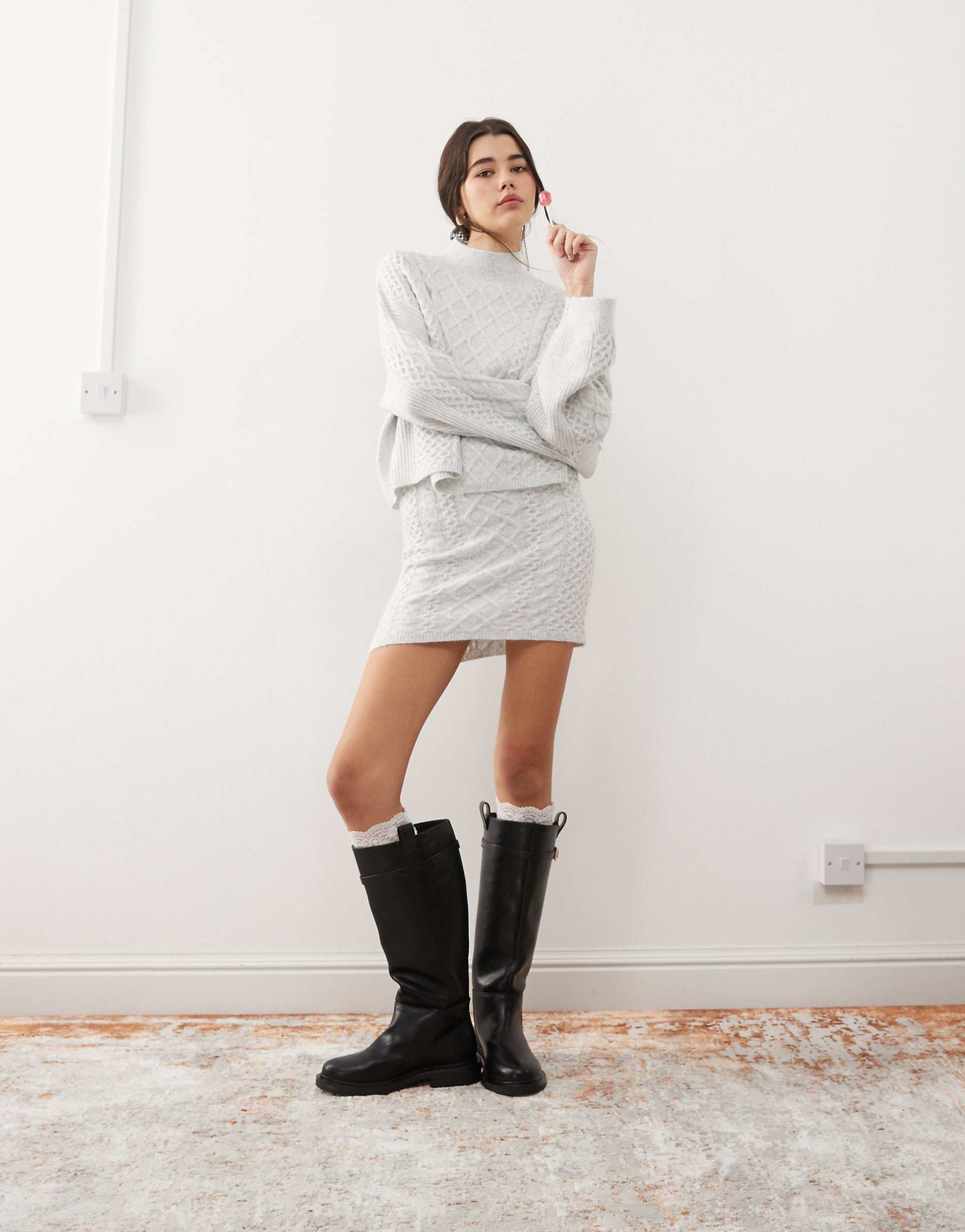 Cable Knit Jumper Co-Ord