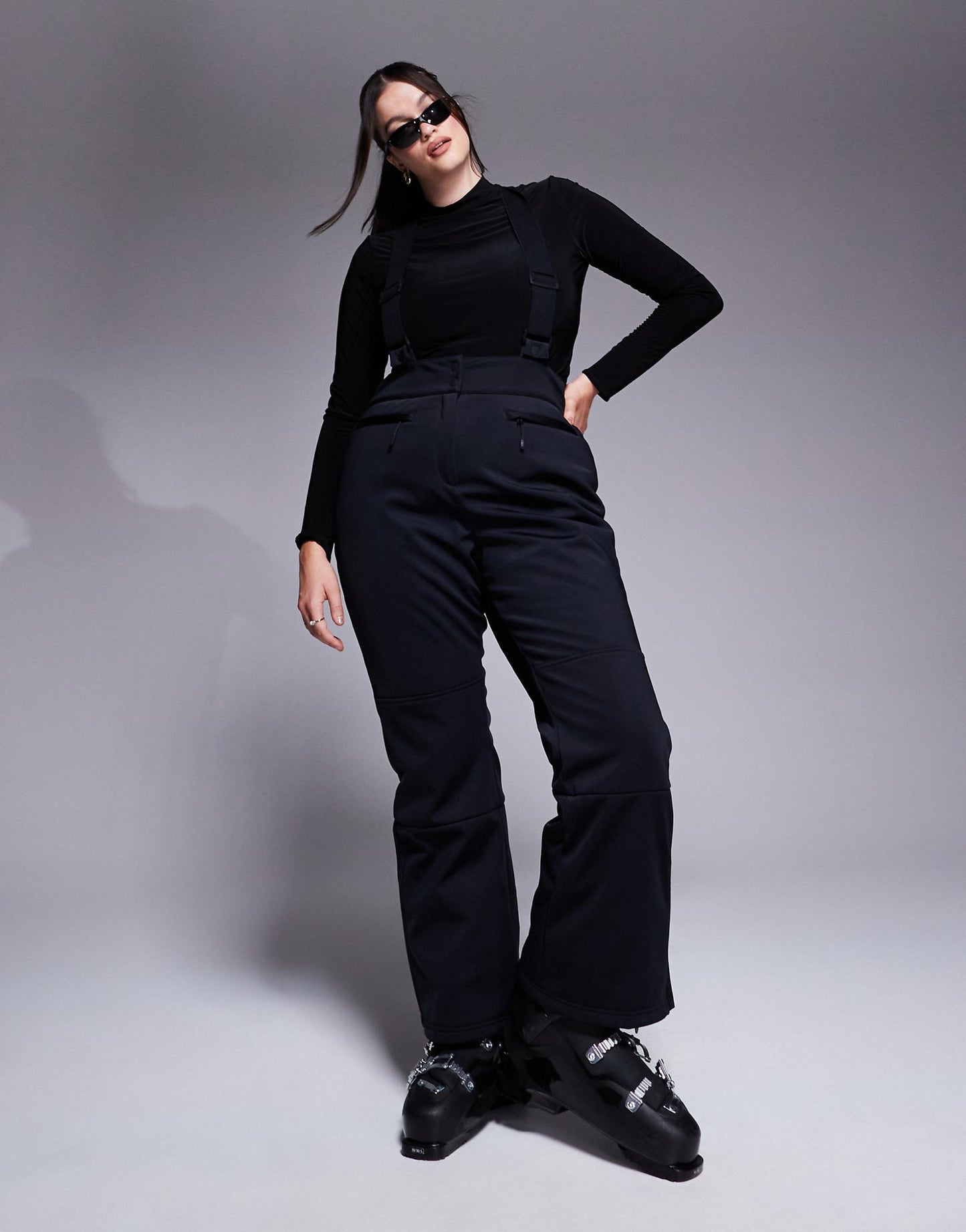 Curve Ski Soft Shell Water Repellent Kick Flare Ski Trousers