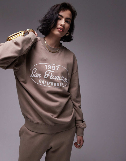 Graphic Co Ord San Fransico Sweat