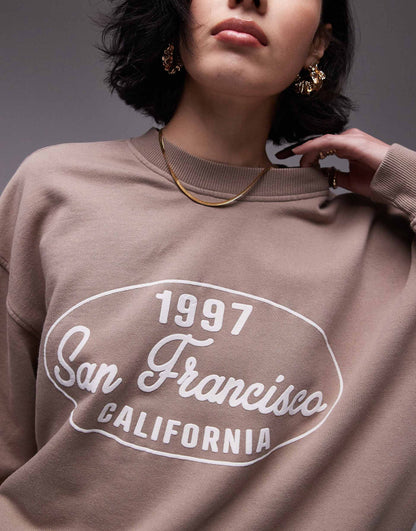 Graphic Co Ord San Fransico Sweat