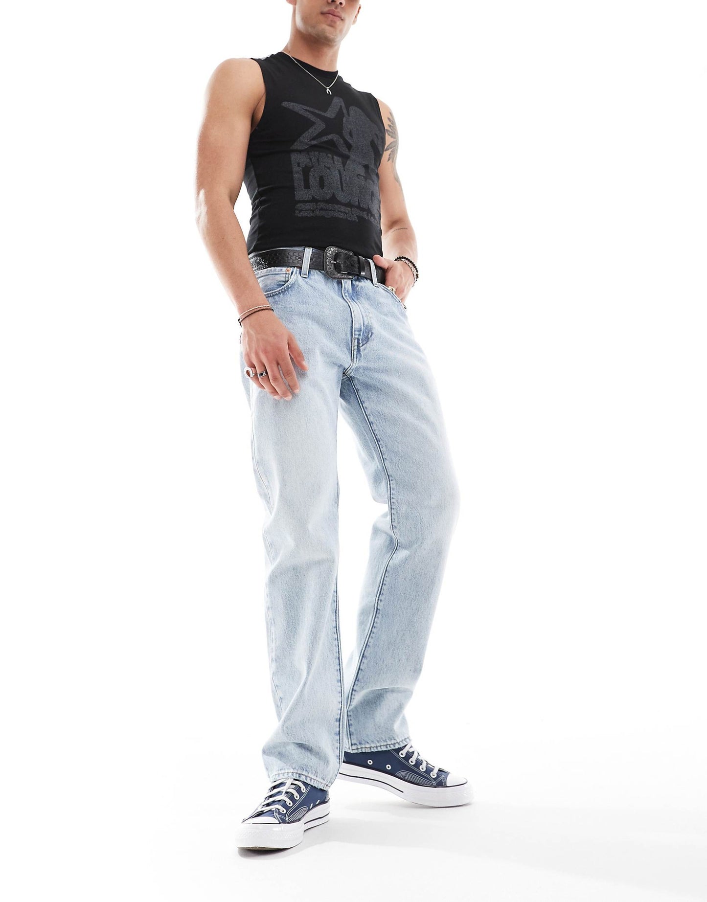 555 Relaxed Straight Fit Jeans