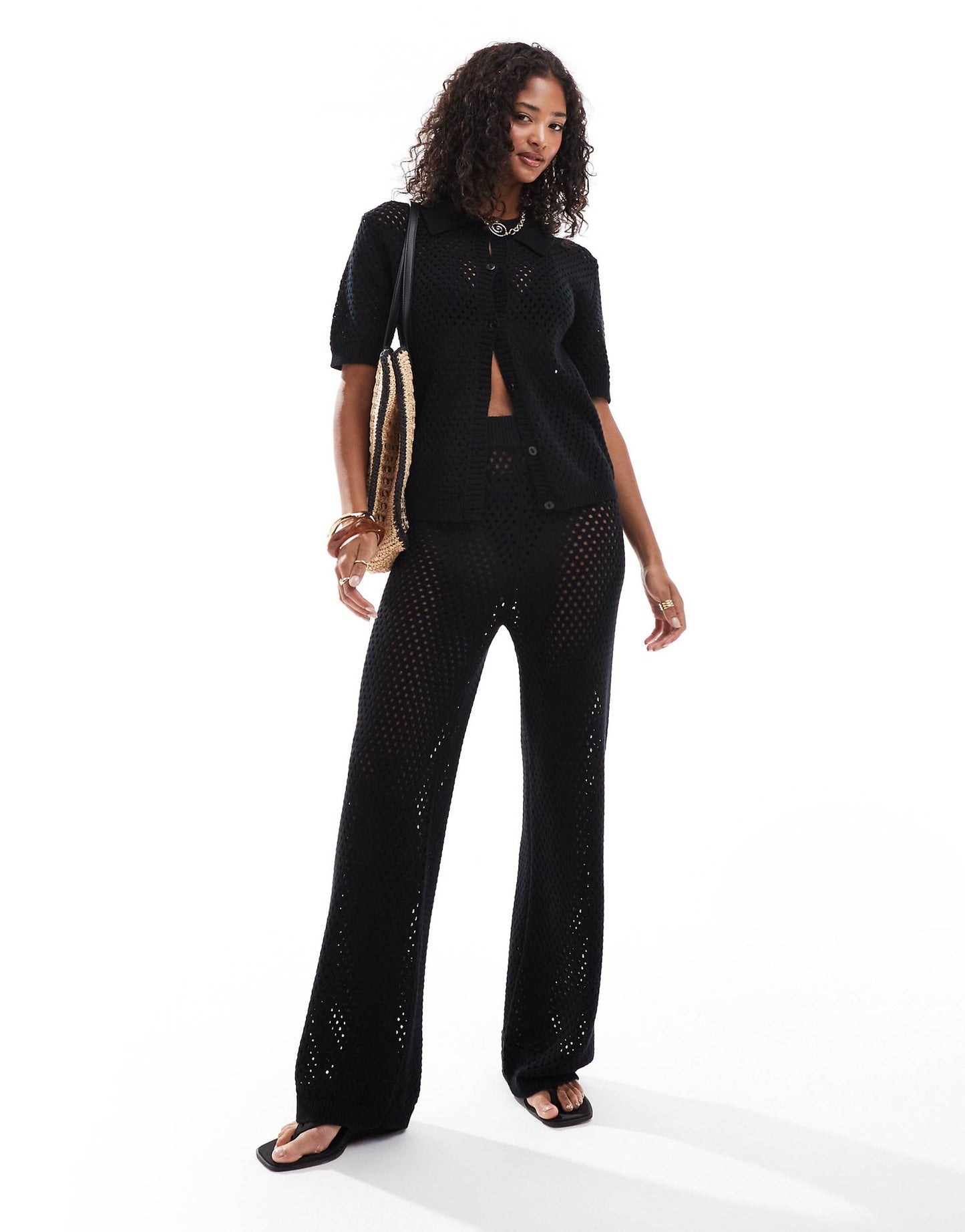 Co-Ord Crochet Shirt