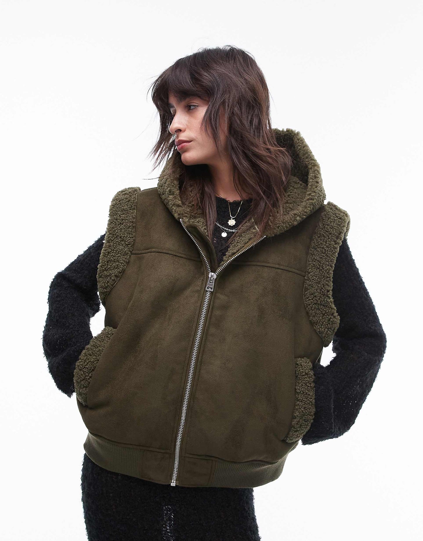 Suede Gilet