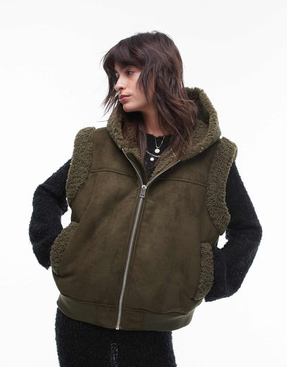 Suede Gilet