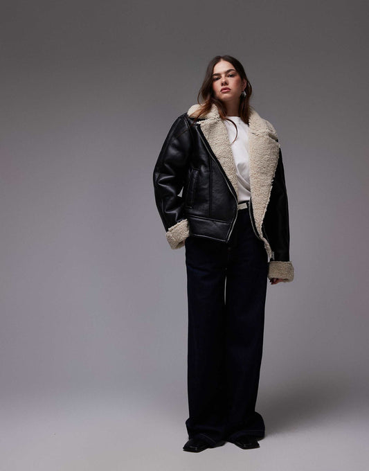 Shearling Aviator Jacket