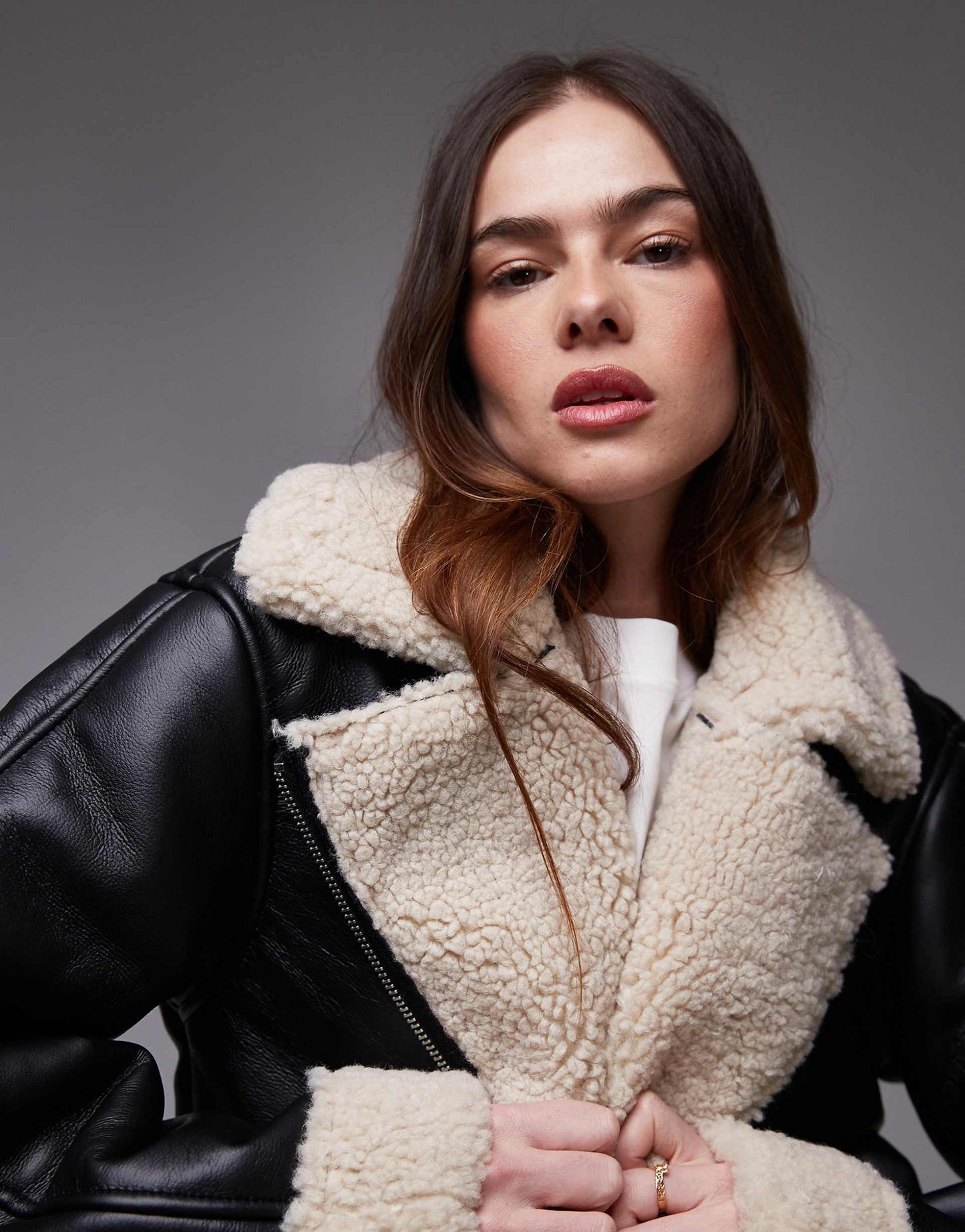 Shearling Aviator Jacket