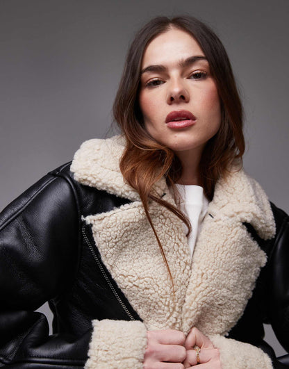 Shearling Aviator Jacket