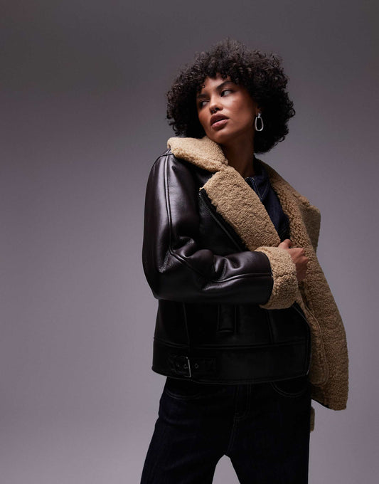 Shearling Aviator Jacket