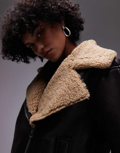 Shearling Aviator Jacket