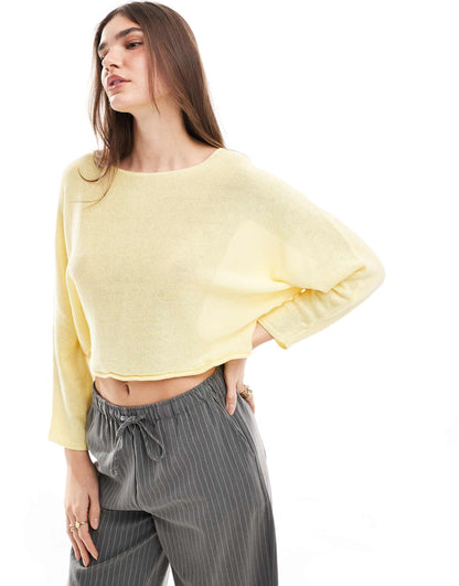 Rustic Knit Slouchy Jumper