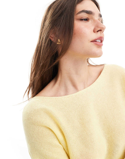 Rustic Knit Slouchy Jumper