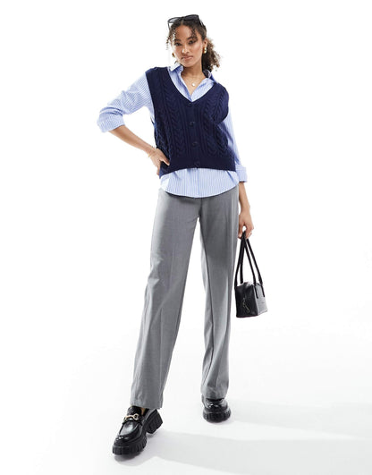 Braided Knit Vest