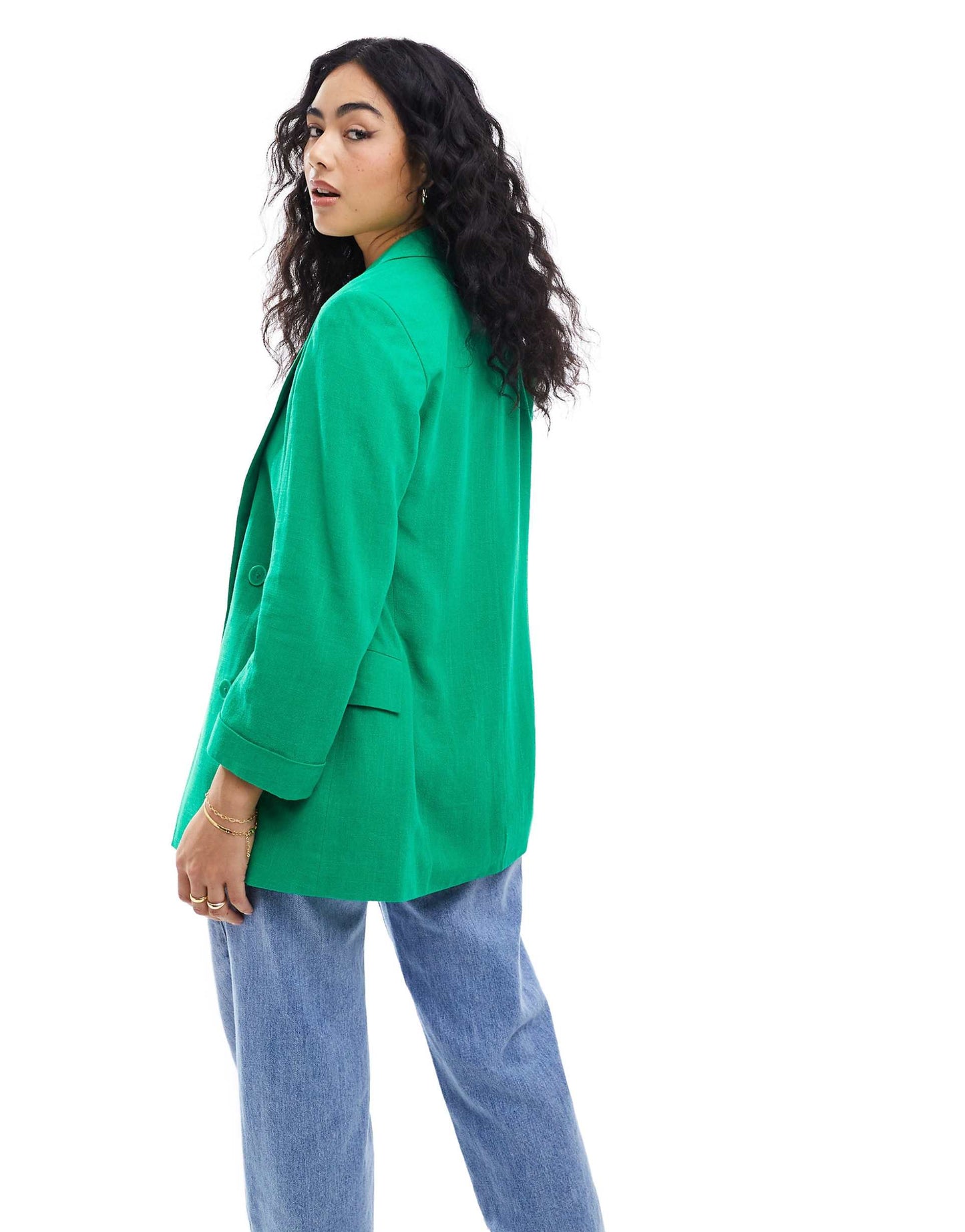Linen Look Blazer