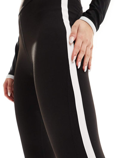 Sport Sclupt Legging With Contrast Piping