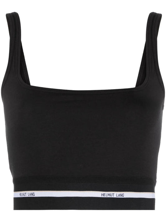 Logo-Band Cropped Top