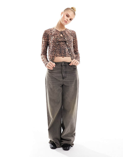 2-in-1 Cardigan And Cami Top