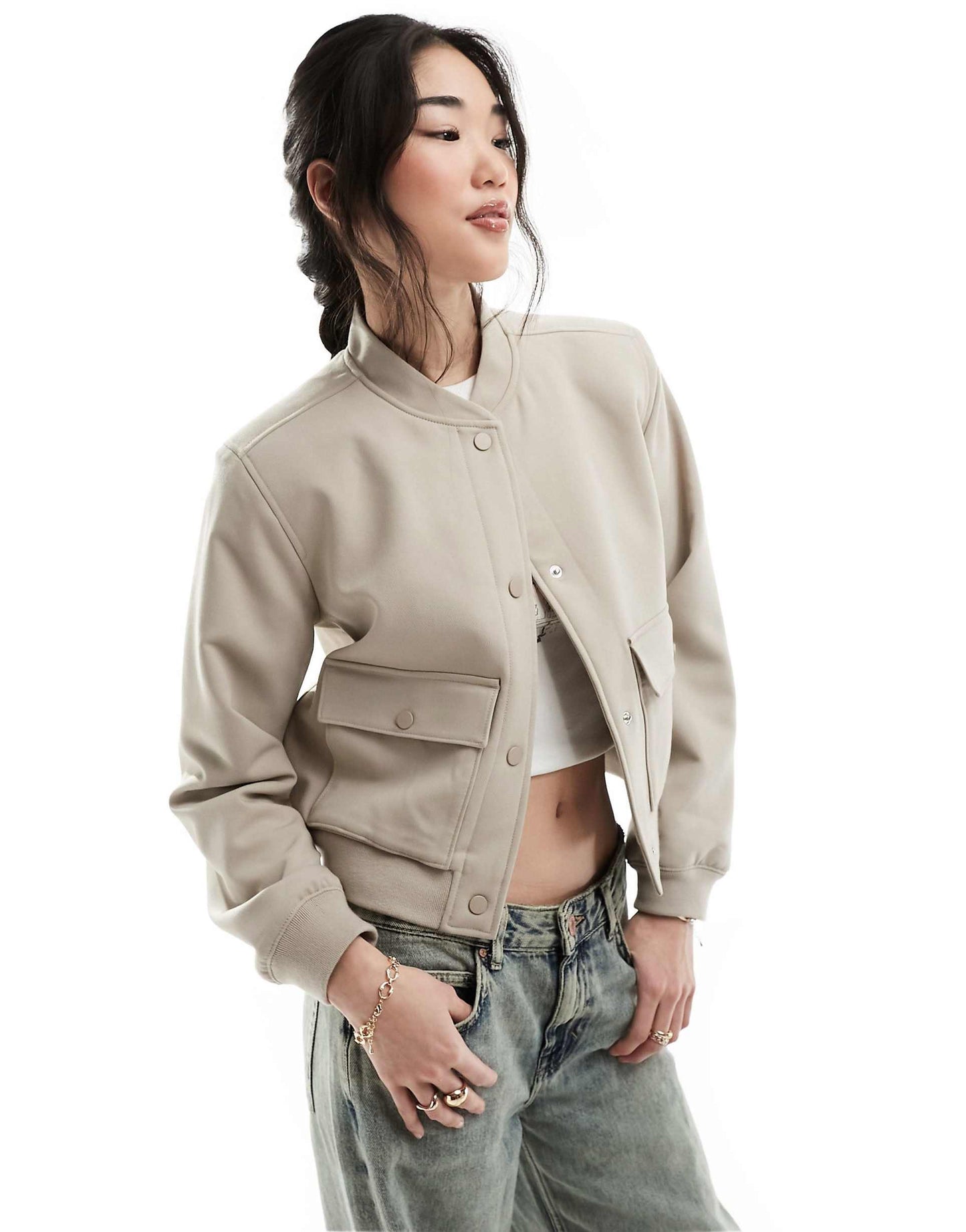 Short Bomber Jacket