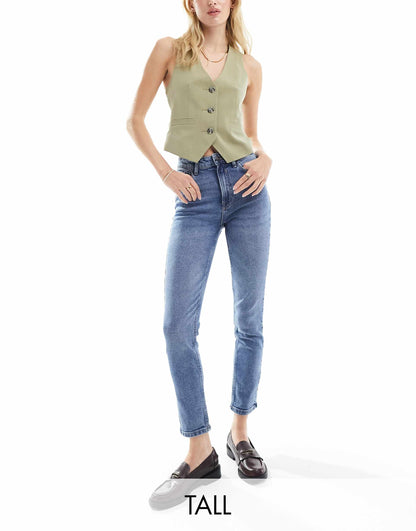 Tall Slim Mom Jean With Stretch