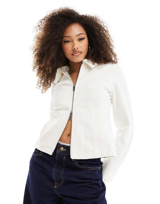 Jyn Distressed Twill Jacket