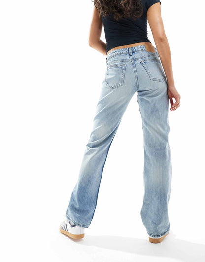 Arrow Low Waist Regular Fit Straight Leg Jeans