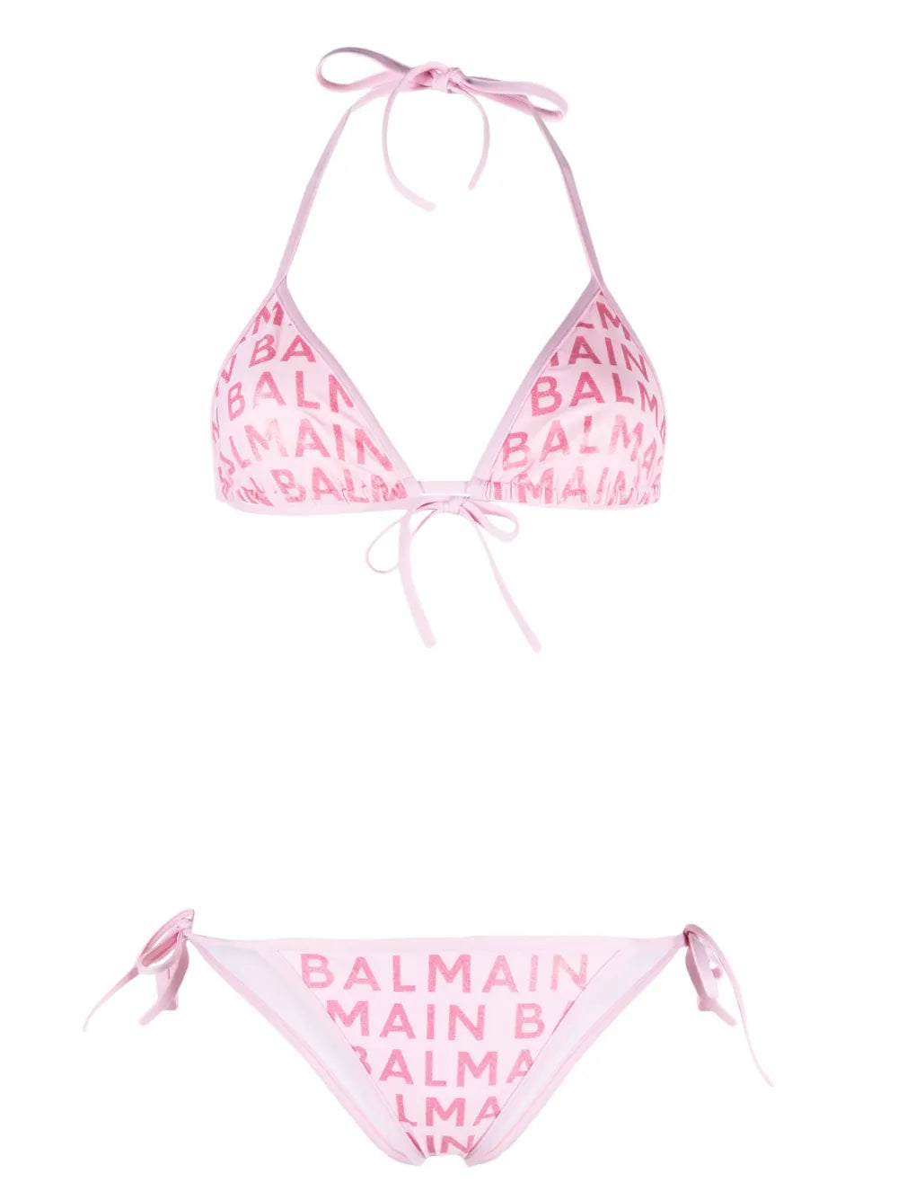Logo-Print Bikini Set