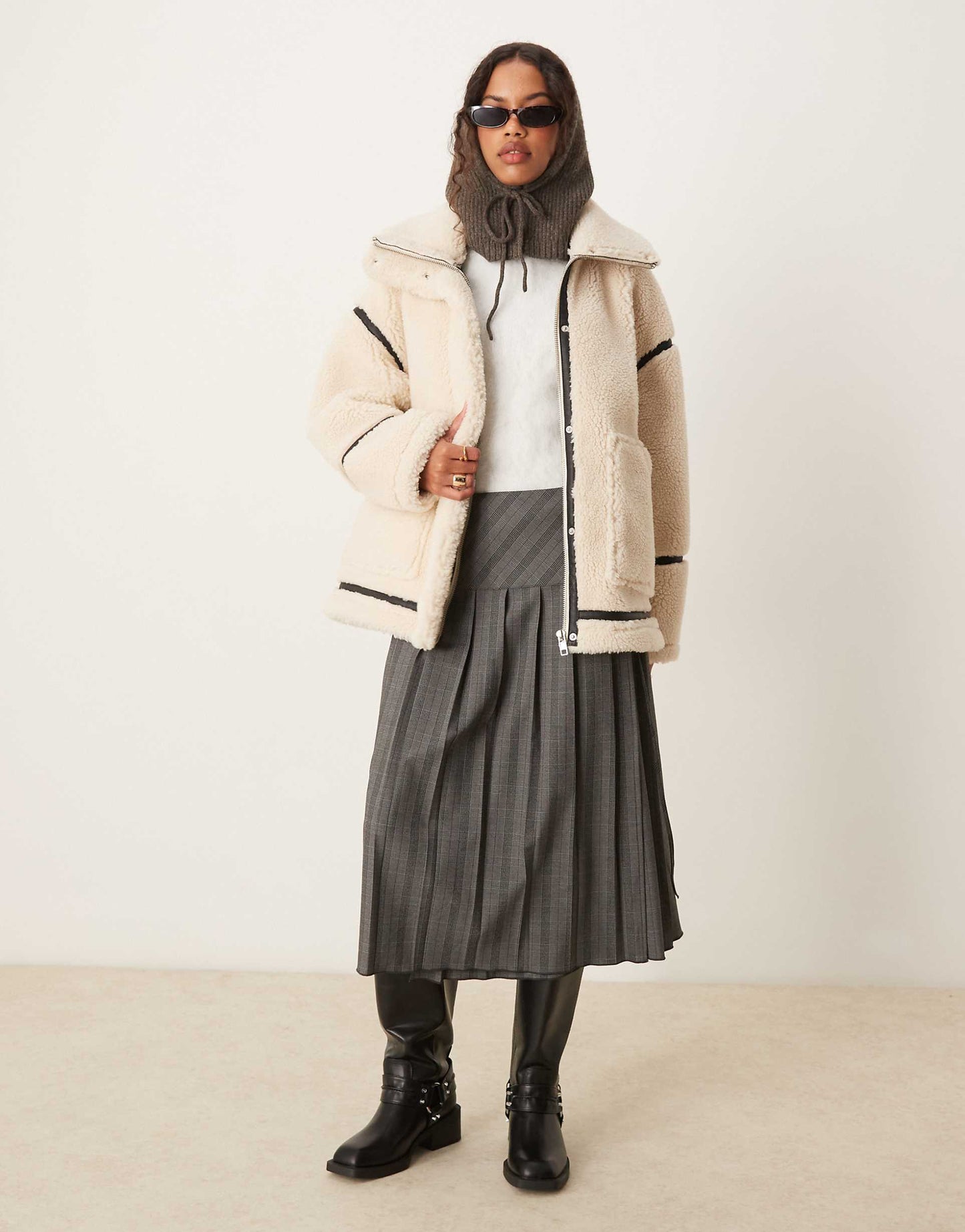 Borg Outer Aviator Jacket