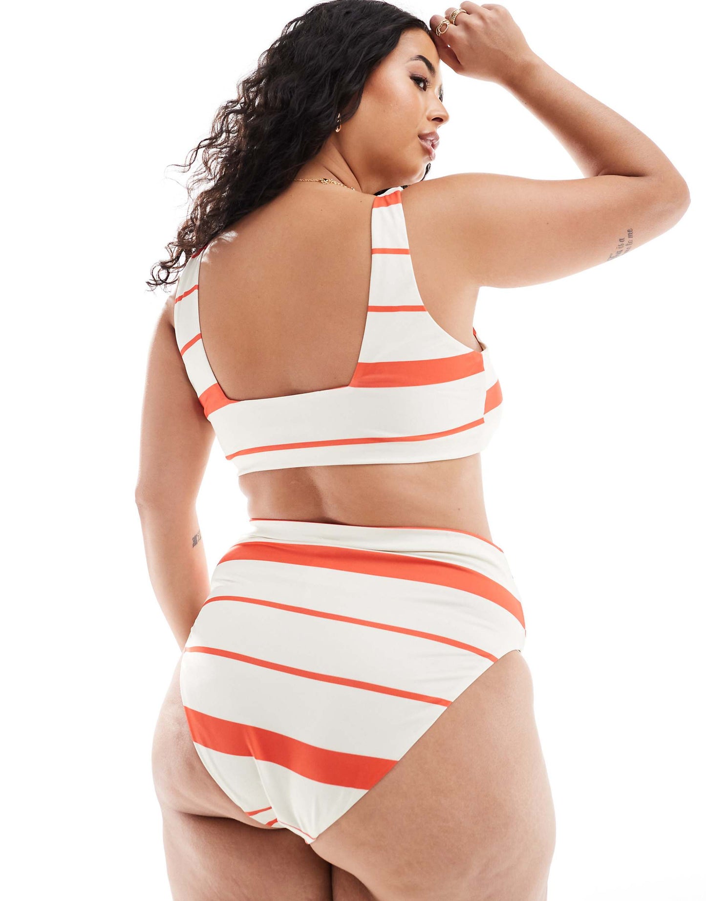 Curve Mia Mix & Match High Leg High Waist Bikini Bottom