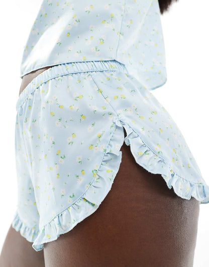 Daisy And Lemon Satin Cami Set