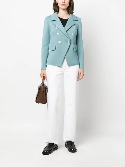 Double-Breasted Wool Blazer