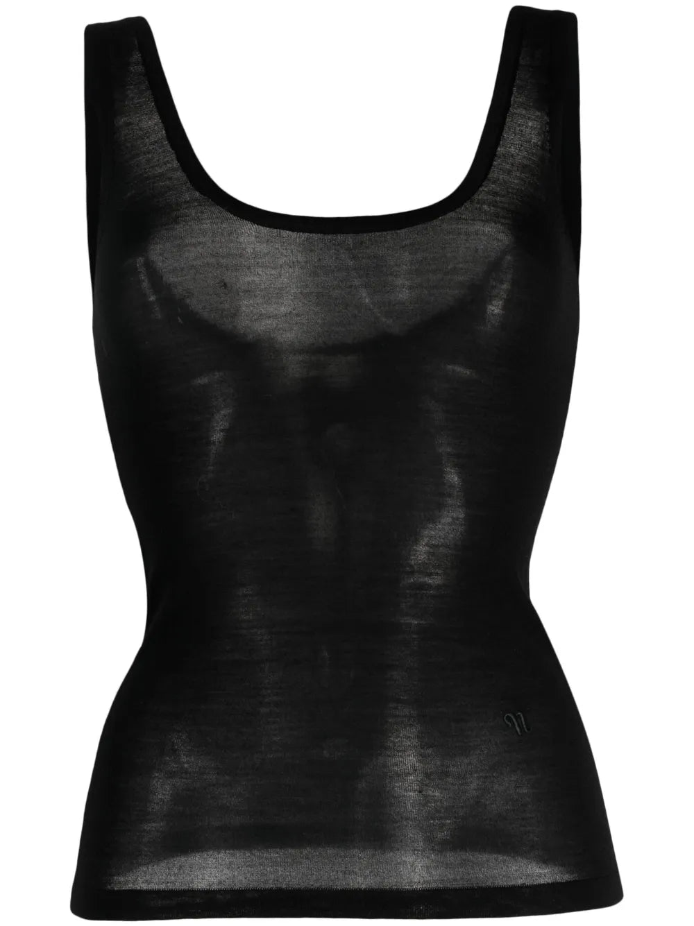 Fine-Knit Merino Tank Top