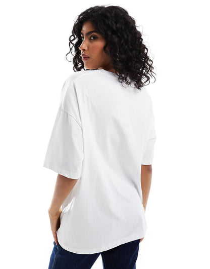 Oversized T-Shirt With Cherry Graphic