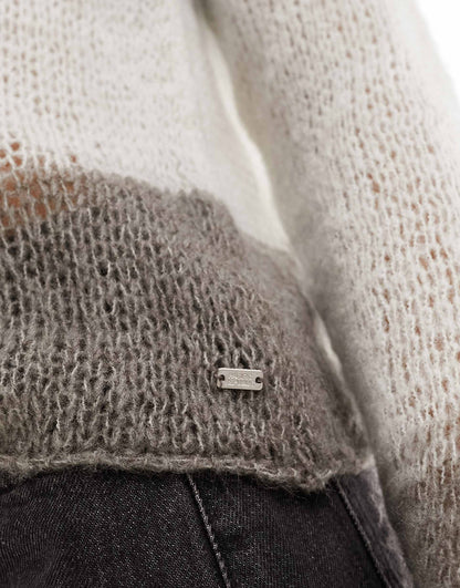 Fine Gauge Knit Long Sleeved Jumper