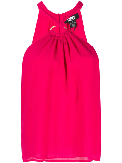 Halterneck Georgette Blouse