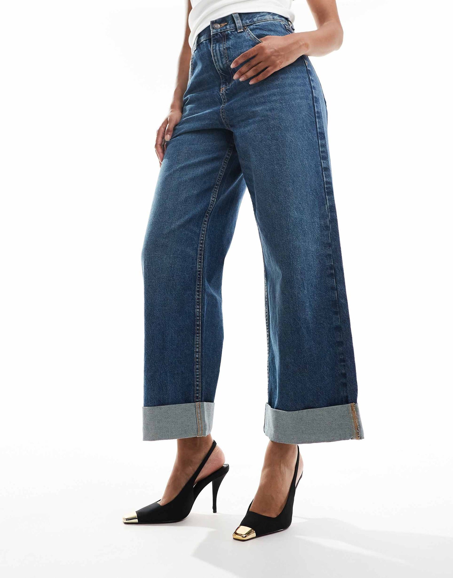 Proud Toe Cap Slingback Heels