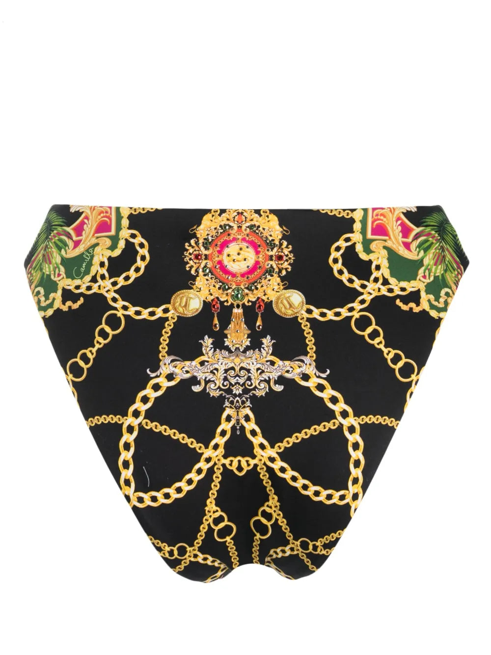 Jealousy And Jewels Baroque-Print Bikini Bottoms