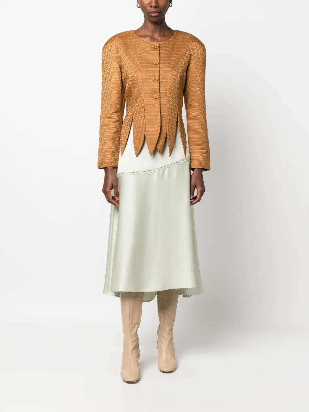 Wade Ribbed Satin Jacket