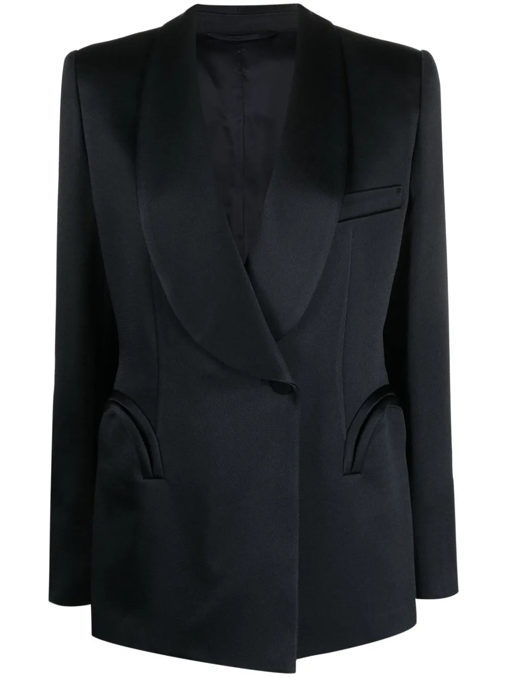 Heart Smoking Satin Blazer