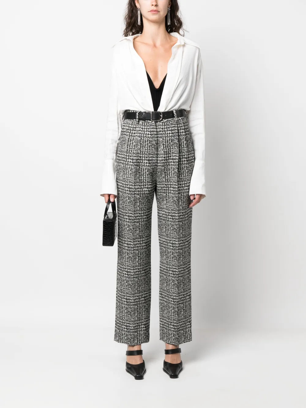 Fox Prince Of Wales Straight-Leg Trousers