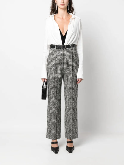 Fox Prince Of Wales Straight-Leg Trousers