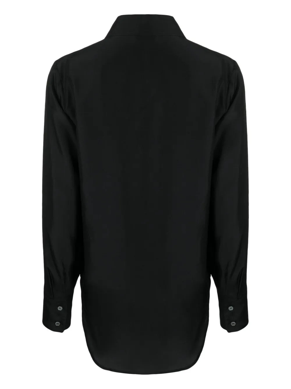 Long-Sleeve Silk Shirt