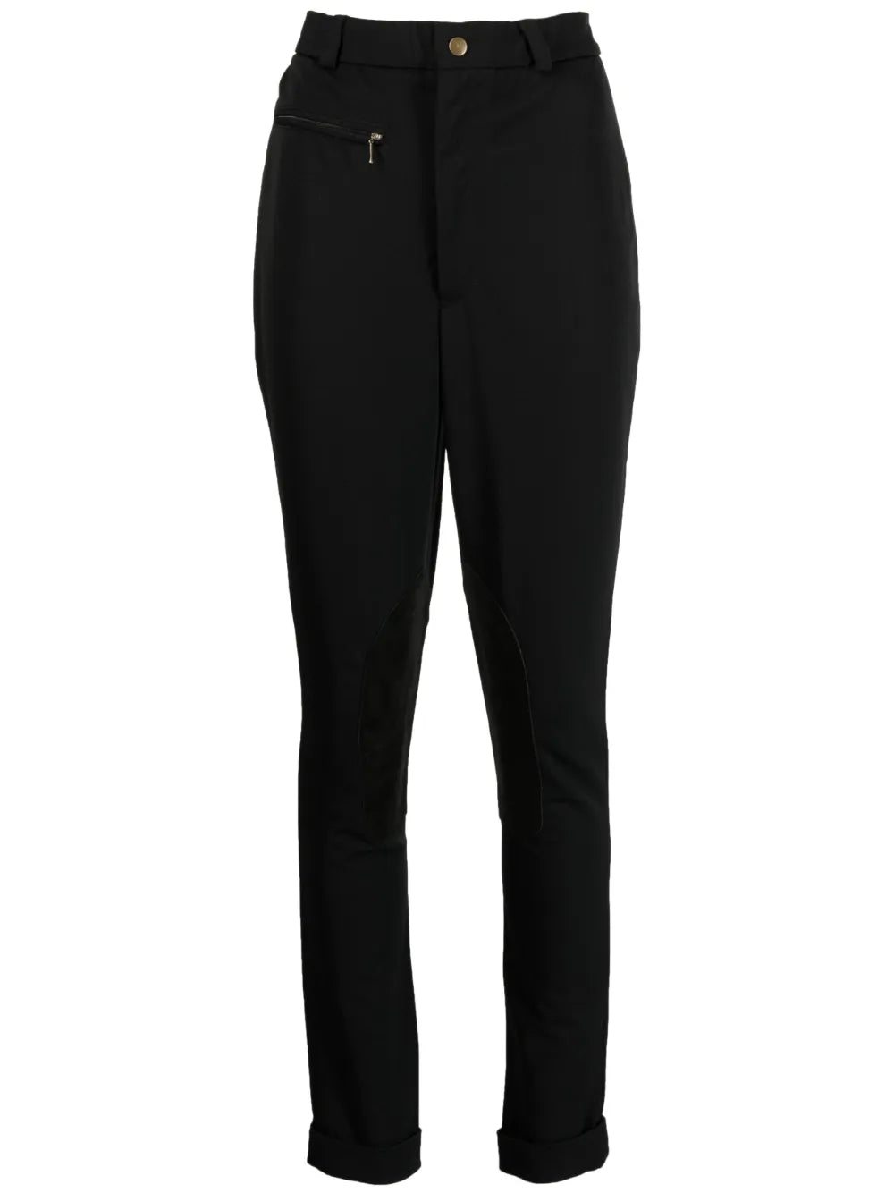 Mid-Rise Slim-Fit Trousers