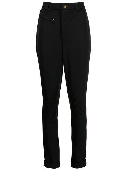 Mid-Rise Slim-Fit Trousers